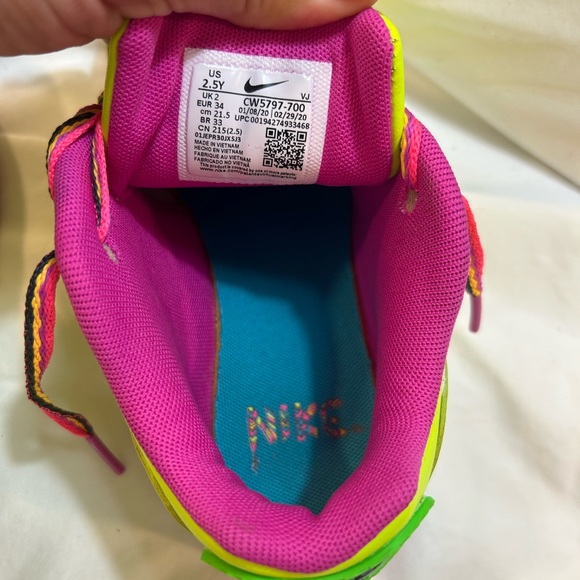 Air Max 90 “Volt Fire Pink” Green Strike/Multi colored - Picture 3 of 9